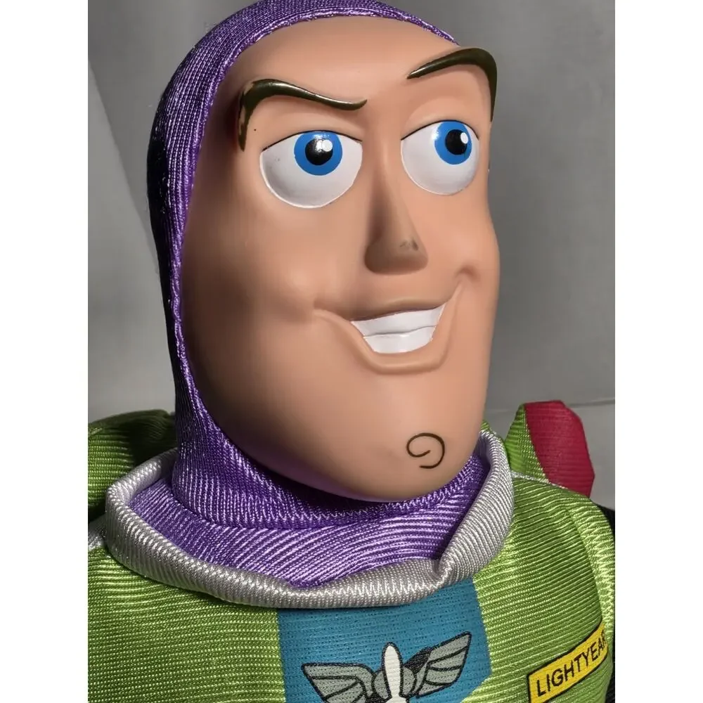 Disney Store Pixar Toy Story Buzz Lightyear Posable Arms Plush Stuffed Toy 18